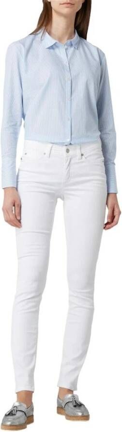 CAMBIO Parla witte slim fit jeans White Dames