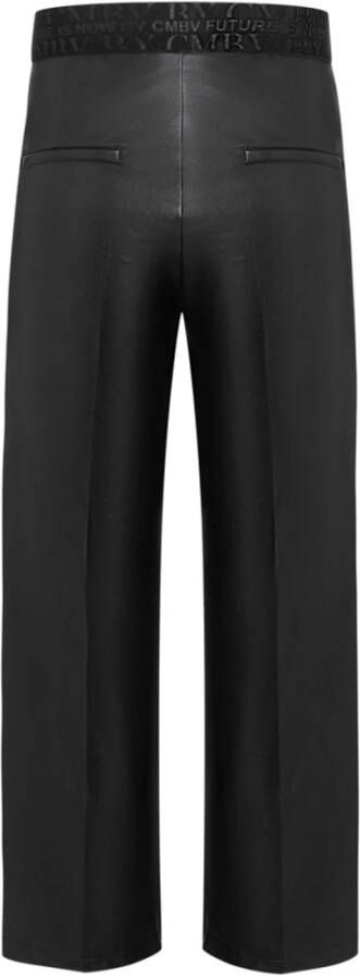 CAMBIO Utility broek met elastische tailleband Black Dames