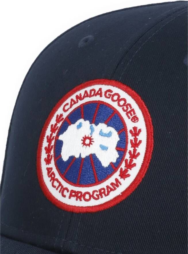 Canada Goose Navy Blue Baseball Cap voor Mannen Blauw Heren