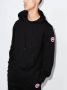 Canada Goose Zwarte hoodie met verstelbare capuchon en kangoeroezak Black Heren - Thumbnail 4