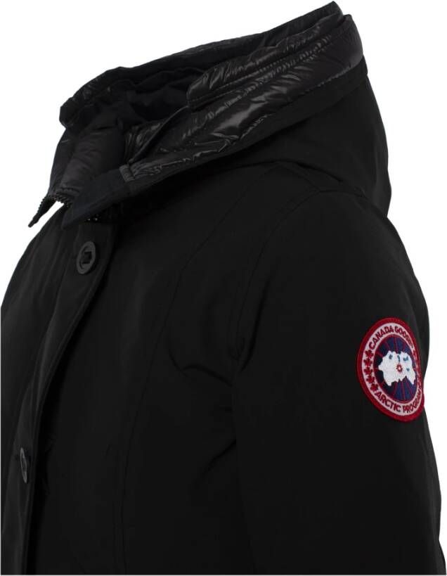 Canada Goose Rossclair hooded parka coat Zwart Dames