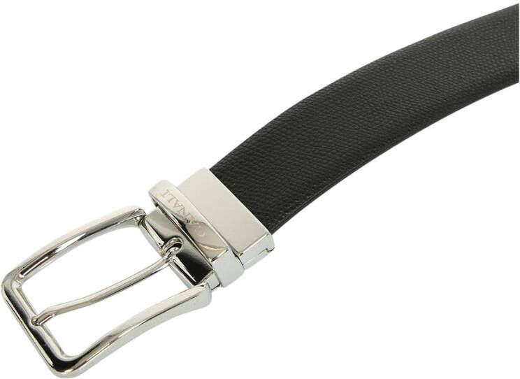 Canali Riemen Zwart Heren
