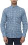 Canali Normaal Overhemd Blauw Heren - Thumbnail 2
