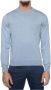Canali Ronde-nek pullover Blauw Heren - Thumbnail 2