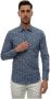 Canali Overhemd Blauw Heren - Thumbnail 2