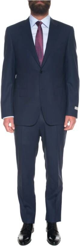 Canali Suit with 2 buttons Blauw Heren