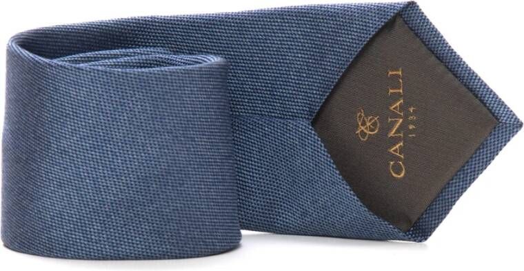 Canali Ties Blauw Heren