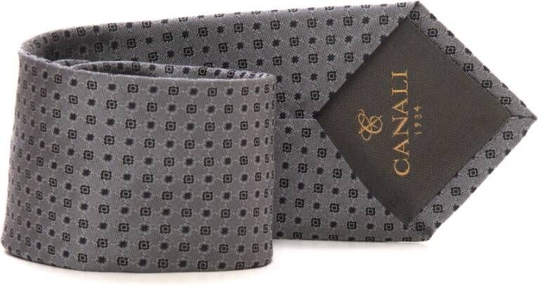 Canali Ties Grijs Heren