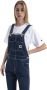 Carhartt WIP Logo-patch dungarees broek Blauw Dames - Thumbnail 2