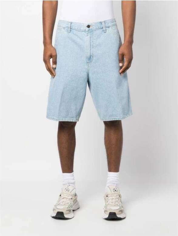 Carhartt WIP Denim Shorts Blauw Heren
