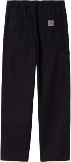 Carhartt WIP Flint Pant van middengewicht katoenen keperstof Zwart Dames