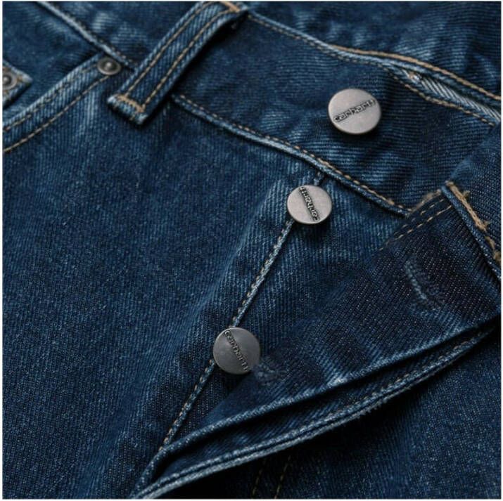 Carhartt WIP Ruimvallende spijkerbroek Blauw Heren