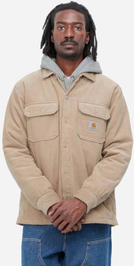 Carhartt WIP Lichte jas Beige Heren
