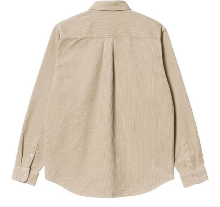 Carhartt WIP Normaal shirt Beige Heren