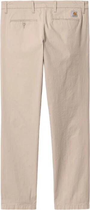 Carhartt WIP Straight Trousers Beige Heren