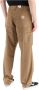 Carhartt WIP Ruimvallende katoenen twill enkele kniebroek Brown Heren - Thumbnail 1