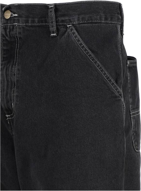 Carhartt WIP Straight Jeans Zwart Heren
