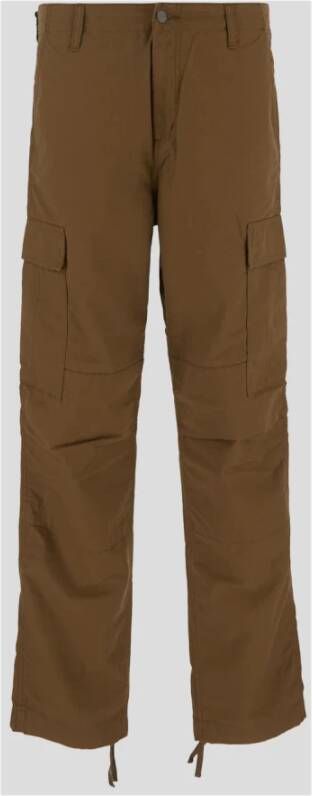 Carhartt WIP Rechte Broek Bruin Heren