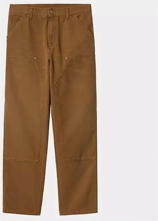 Carhartt WIP Straight Trousers Bruin Heren