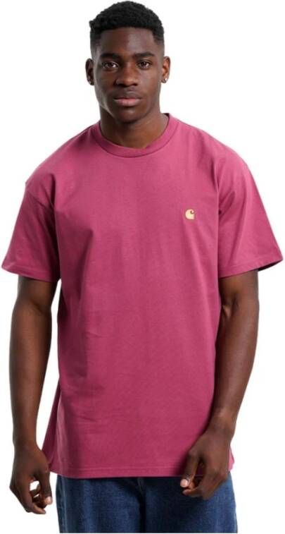 Carhartt WIP T-Shirts Roze Unisex