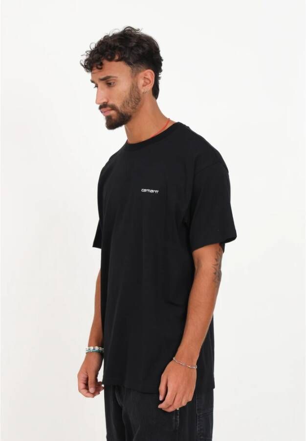 Carhartt WIP Zwarte T-shirts en Polos voor Heren Zwart Heren