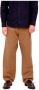 Carhartt WIP Bruine Logo Broek met Rits- en Knoopsluiting Brown Heren - Thumbnail 2