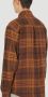 Carhartt WIP Button-Down Flanellen Overhemd met Houndstooth Patroon Brown Heren - Thumbnail 2