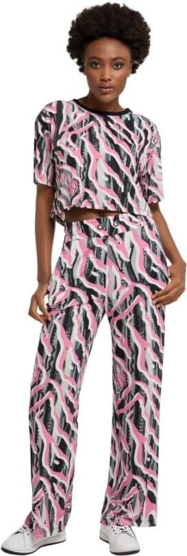 carlo colucci Antoni Alloverprint Broek Black Dames