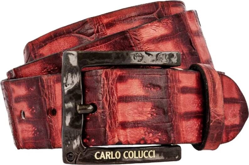 carlo colucci Belts Rood Heren