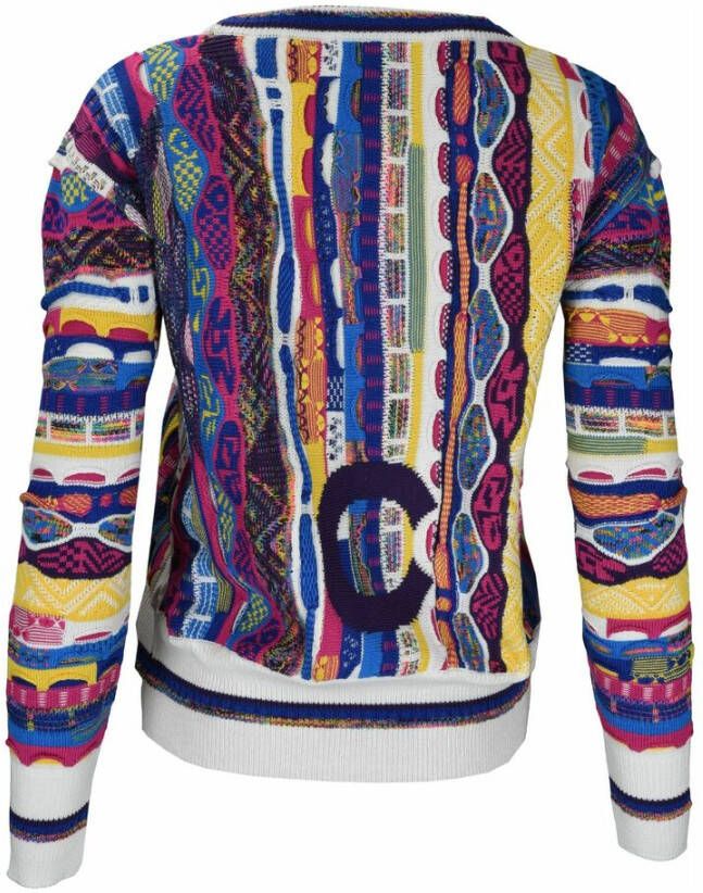 carlo colucci Gekleurde vrouwen & trui met een accentuerend effect Cassara Blauw Dames