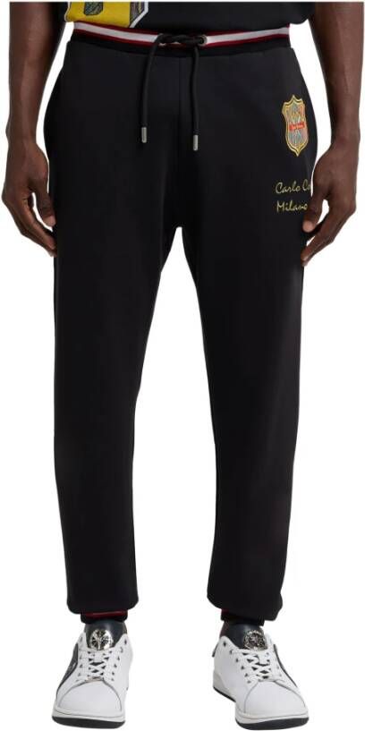 Carlo colucci Dangl College-Style Sweatpants Black Heren