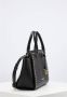 Carlo colucci Elegante tas met korte handgreep met klinknagels cesarin Zwart Dames - Thumbnail 2