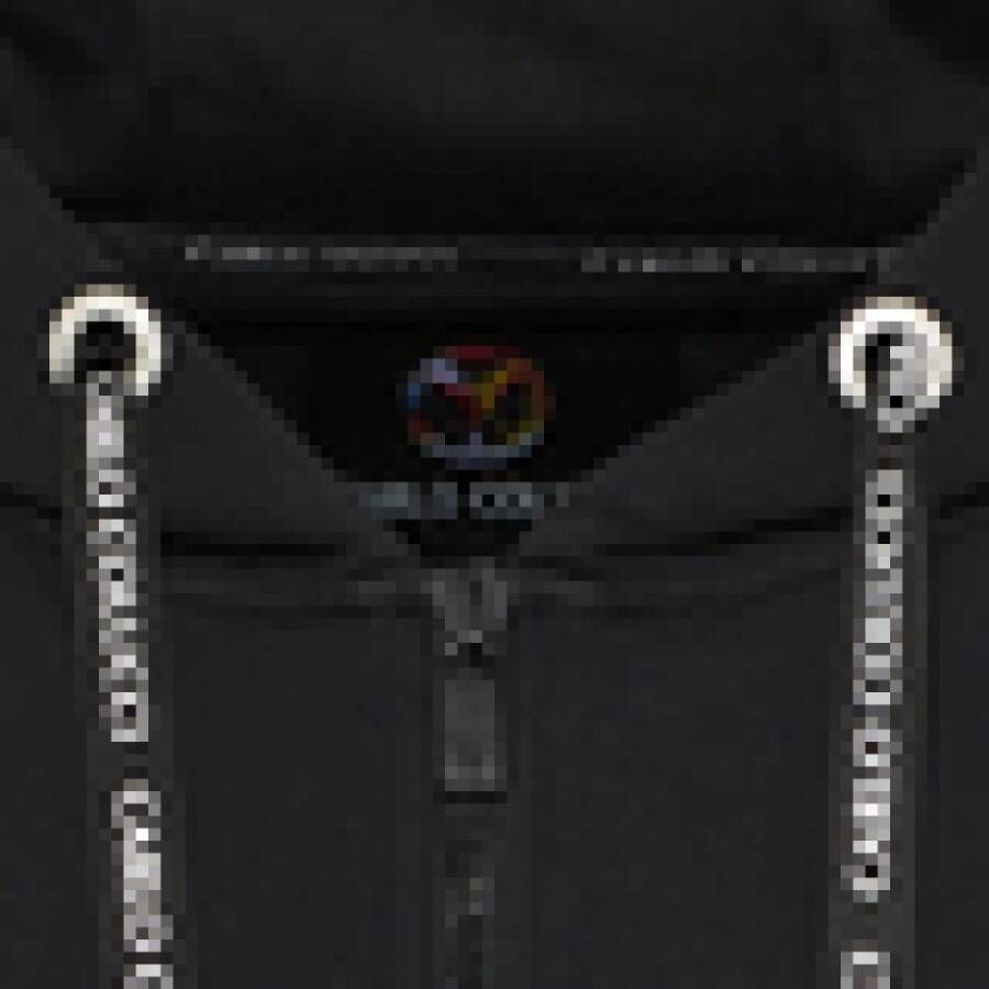 carlo colucci Gebreide Verhaal Hoody Black Heren
