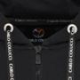 Carlo colucci Gebreide Verhaal Hoody Black Heren - Thumbnail 6