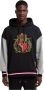 Carlo colucci Oversize College Hoodie Dapra Black Heren - Thumbnail 2
