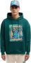 Carlo colucci De Val Oversized Hoodie Green Heren - Thumbnail 2