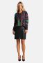 Carlo colucci Jacquard Sweater met V-hals consolini Blauw Dames - Thumbnail 3