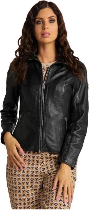 carlo colucci Leather Jackets Zwart Dames