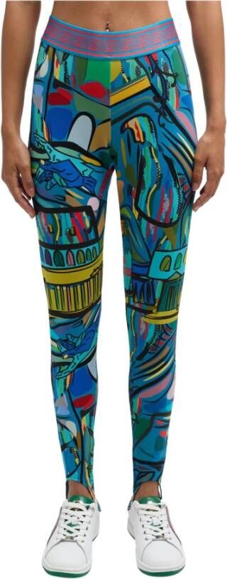 carlo colucci Leggings Blauw Dames