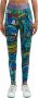 Carlo colucci Kleurrijke bedrukte leggings De Simone Blue Dames - Thumbnail 2