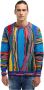 Carlo colucci C11707 141 Sweater Stijlvol Ontwerp Multicolor Heren - Thumbnail 1