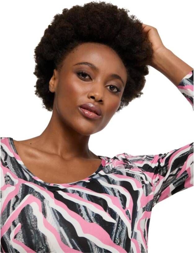 carlo colucci Opvallende Print Jurk Multicolor Dames