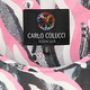 Carlo colucci Stijlvolle Alloverprint Jurk Zwart Dames - Thumbnail 6
