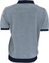 Carlo colucci Poloshirt met Contrastkleur Carbonoli Blue Heren - Thumbnail 2