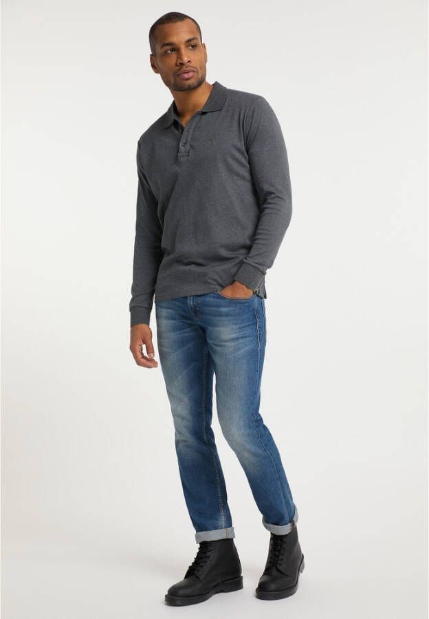 carlo colucci Polo Castra Grijs Heren
