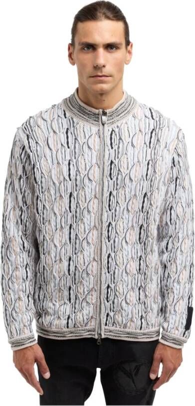 carlo colucci Round-neck Knitwear Grijs Heren