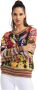 Carlo colucci Exclusieve Ciolari Sweater Dames Ronde Hals Gebreide Trui Multicolor Dames - Thumbnail 2