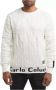 Carlo colucci De Riva Jacquard Pullover White Heren - Thumbnail 2