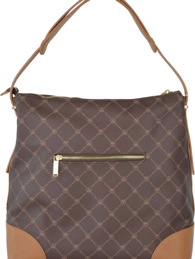 carlo colucci Schoudertas met logoprint Cervonio Brown Dames