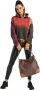Carlo colucci Schoudertas met Logoprint Cervoni Brown Dames - Thumbnail 2